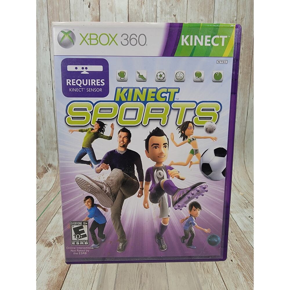 Kinect Sports (Xbox 360, 2010) | Complete CIB w/ Manual | Tested & Working